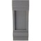 Ekena Millwork 3 1/4"W x 4"D x 8"H Diane Recessed Wood Vintage Decor Corbel, Pebble Grey CORWD03X04X08DIPG - alternate 2
